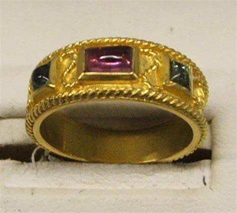 14kt Gold And Semi Precious Stone Ring