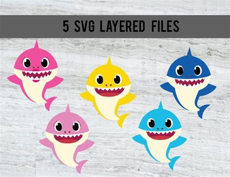20+ Baby Shark Layered Svg Free - SVG Bundles