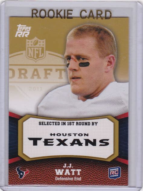 Check spelling or type a new query. J.J. WATT 2011 Topps Rookies Risings GOLD RC Houston ...