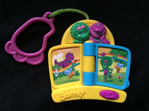 Mattel 2002 Barney Musical Toy With Clip Kidsheaveninlisle