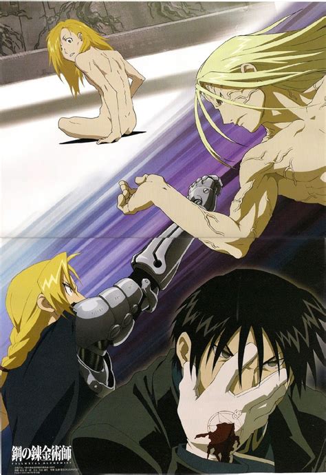 Edward Elric Alphonse Elric Roy Mustang And Father Fullmetal