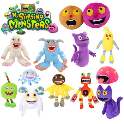 My Singing Monsters Wubbox Plush Toys Ghazt Furcorn Stuffed Dolls For