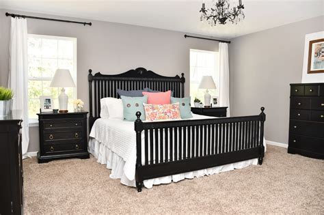 Home is where your bed is! Budget Master Bedroom Makeover with Black Furniture