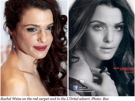 Loreals Ad Featuring A Photoshopped Rachel Weisz Banned