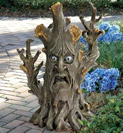 Gnarled And Twisted Ent Tree Statue Tree Statues Statue Garden Statues