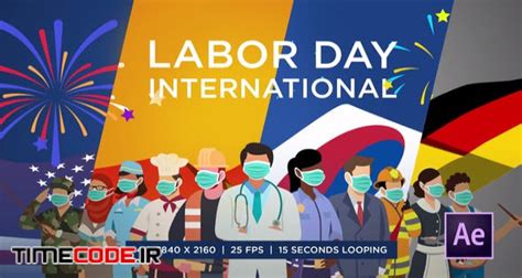 The day celebrates the american labor movement and the contributions and achievements of the american worker. دانلود موشن گرافیک روز جهانی کارگر مبارک Happy Labor Day ...