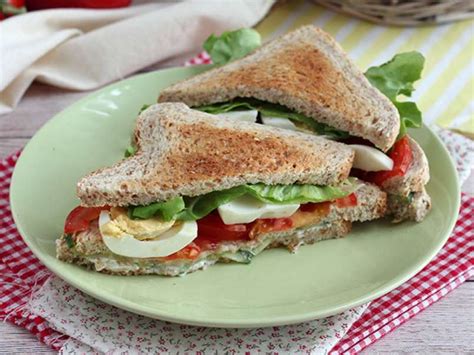 club sandwich végétarien recette ptitchef