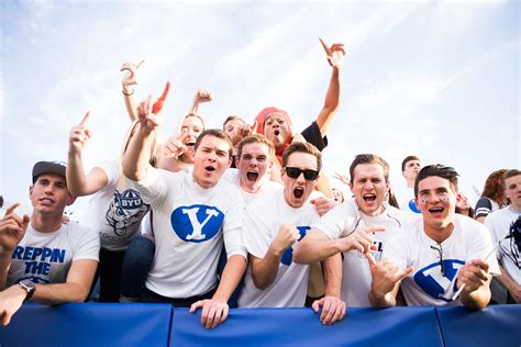 Camp Roc Hundreds Of Byu Students Camp Out For Football Opener The