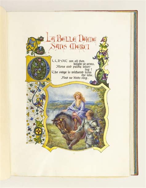 La Belle Dame Sans Merci And Other Poems Bindings Jewelled Alberto