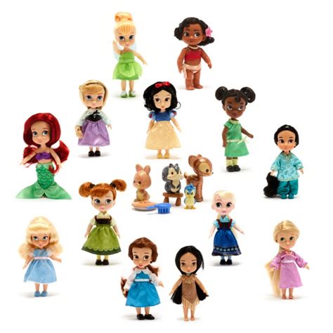 Disney Store Disney Animators Collection 5 Deluxe Doll Set Shopdisney