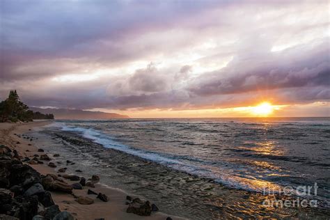 Laniakea Beach Sunset Photograph By Daryl L Hunter Fine Art America