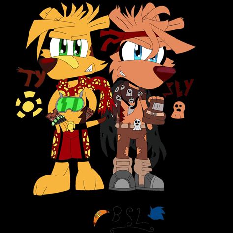 TY And Sly The Tasmanian Tigers By RaymanxBelle Fur Affinity Dot