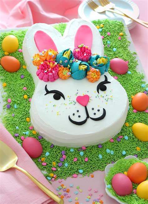 Easter Bunny Cake Sprinkle Bakes สูตรอาหาร