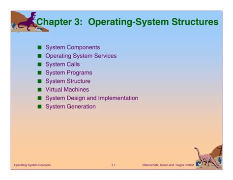 Chapter 3 Operating System Structures