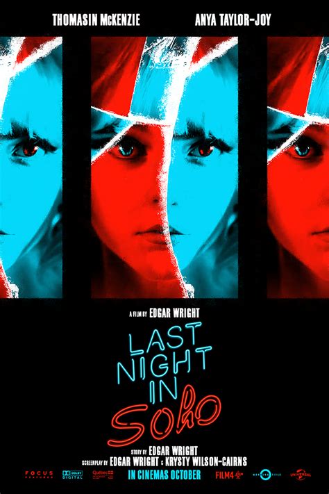 Last Night In Soho Tyhdesign Posterspy