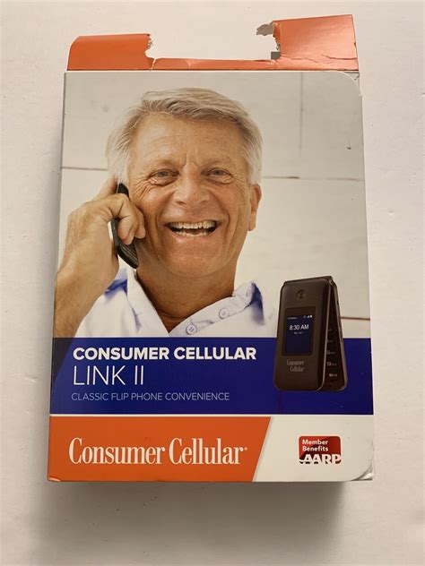 Consumer Cellular Link Ii Flip Phone 4g Lte 8 Gb Read Description