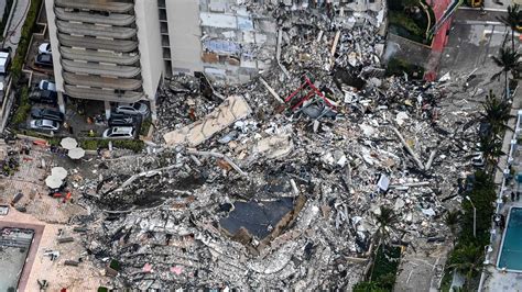 Miami Building Collapse 99 Missing One Dead Updates Video Photos