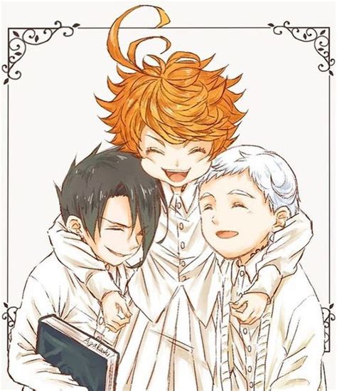 Enma Ray Y Norman The Promised Neverland Neverland Promised