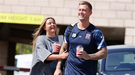jacqueline jossa and husband dan osborne look loved up as they arrive at gym in £50k mustang