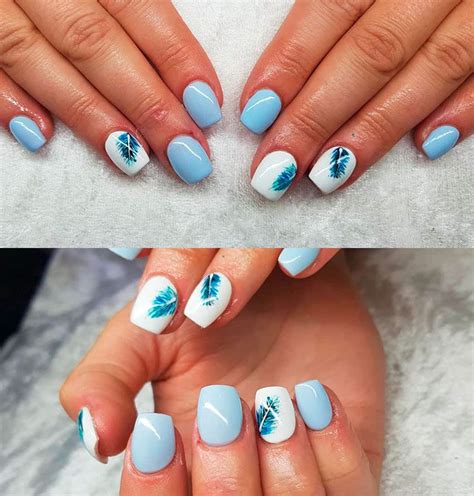 Amazing Light Blue Acrylic Nails Design Acrylic Nail Designs Pictures