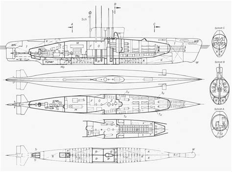 Quebec Class Submarine Blueprint Download Free Blueprint For 3d Modeling