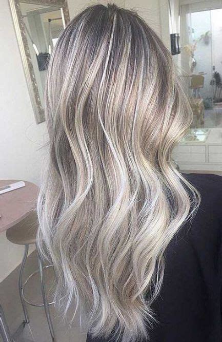 21 Ideas Hair Balayage Grey Ash Blonde Silver Ombre Grey Blonde Hair