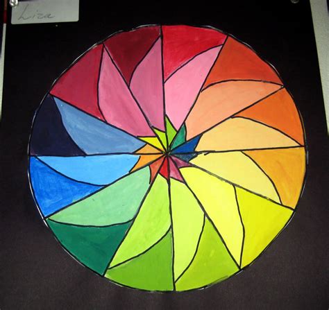 Mrs. Art Teacher!: complex color wheels