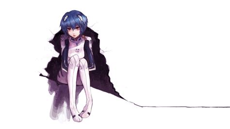 Neon Genesis Evangelion Anime Plugsuit White Girl R