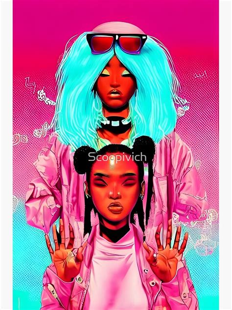 Black Girl Magic Vaporwave Aesthetic Poster For Sale By Scoopivich