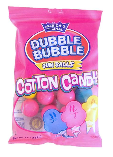 Dubble Bubble Gum Balls Cotton Candy 113g Authentic Ja Foods