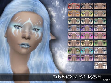 Taty Demon Blush By Tatygagg At Tsr Sims 4 Updates