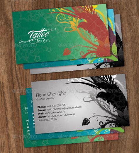 Tattoo Business Card Template 17 Psd Ai Eps Format Download