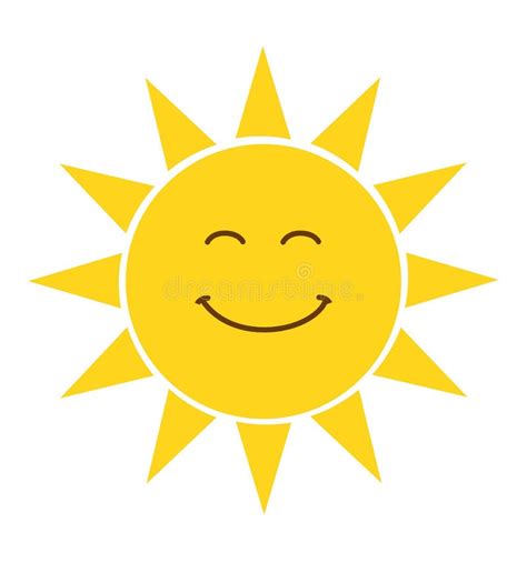 A Cara De Sorriso Do Sol Do Verão Com óculos De Sol Vector A Ilustração