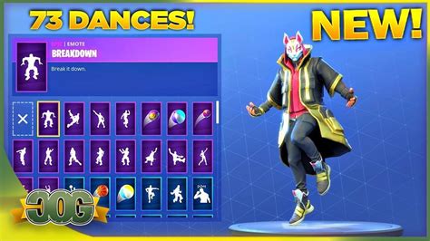 New Stage 4 Drift Skin Showcase With All 73 Fortnite
