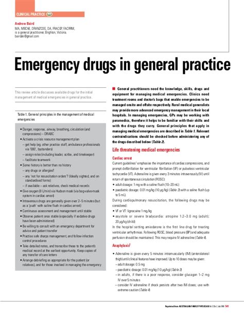 Study emergency drugs using smart web & mobile flashcards created by top students, teachers, and professors. Emergency drug list
