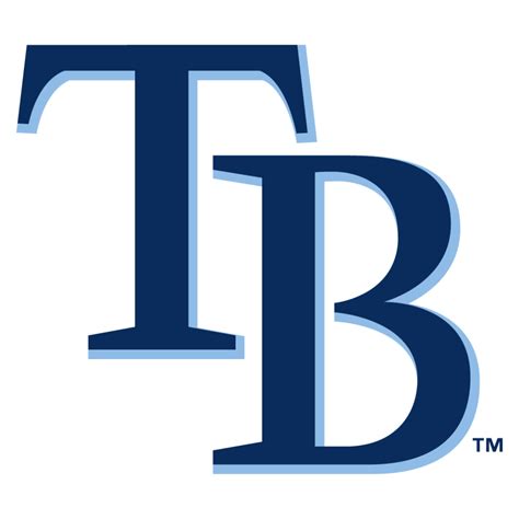 All letters are in uppercase, but the first is still different in size and is much larger than the rest. Tampa Bay Rays Logo | Rays logo, Tampa bay rays, Tampa bay