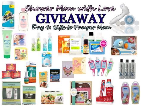 Shower Mom With Love Giveaway Day 4 Ts To Pamper Mom Pampering Mom Sweepstakes Giveaways