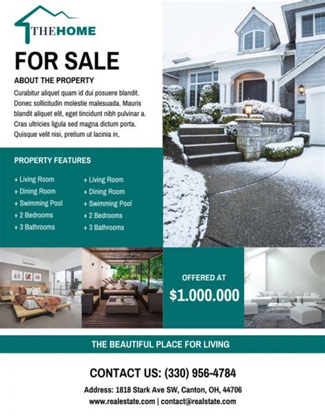 Explore Our Sample Of Rental Property Flyer Template For Free Real