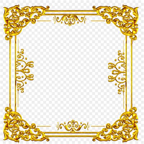 Baroque Border Png Transparent Baroque Border Pattern Decorative Elements Baroque Frame