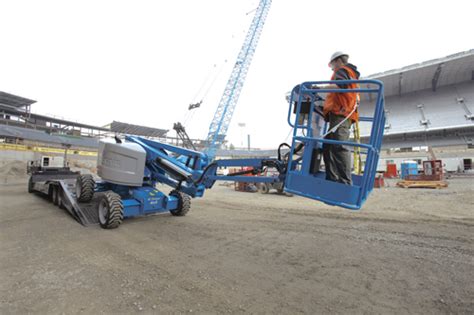 The genie z45/25j, with a lift capacity of 500 lbs, is among the fas test booms in its class. Genie Z-45/25J Genie for Sale or Lease - Allied