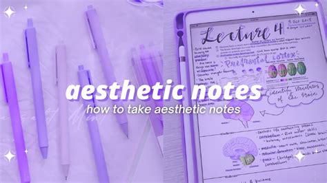Aesthetic Notes How To Take Aesthetic Notes On Paper Links