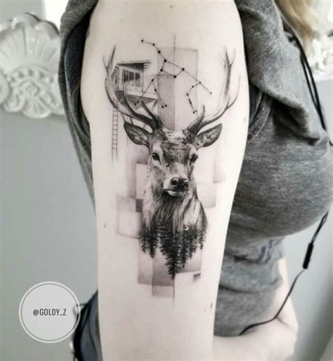 Geometric Tattoo Deer Tattoo Your Number One