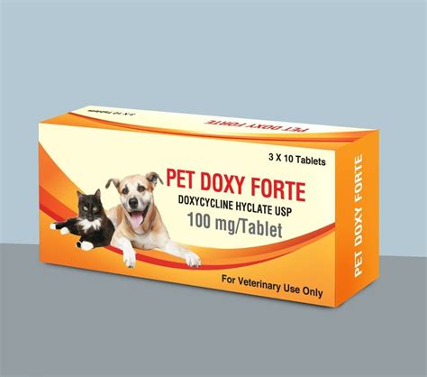 100mg Pet Doxy Forte Tablets For Dog And Cat At Rs 120pack Pune Id
