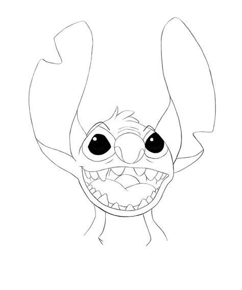 Stitch Lineart By Frootloops2 On Deviantart