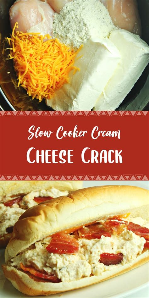 Slow Cooker Cream Cheese Crack Chicken