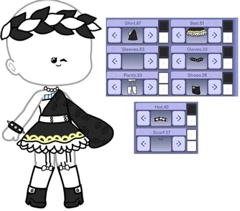 gachalife girl outfits club outfits anime outfits character outfits cute anime character