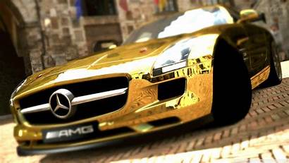 Mercedes Benz Amg Sls Gold Cars Wallpapers