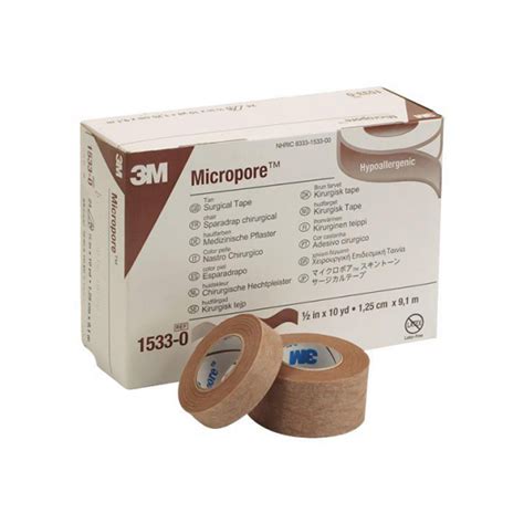 3m Micropore Non Sterile Tan Skin Friendly Paper Medical Tape 05 X