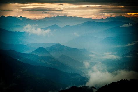 Panaramic Sunset Himalayas Mountain Nepal 1 Photograph By Raimond