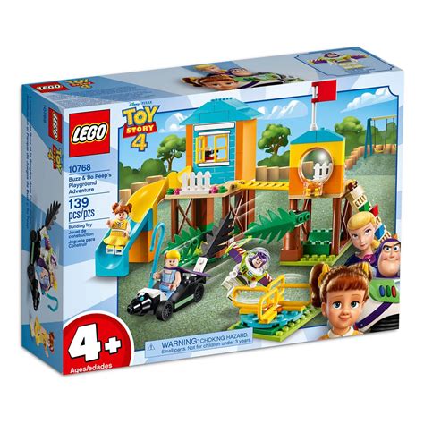 ¿cómo jugar a lego speed champions? Buzz & Bo Peep's Playground Adventure Play Set by LEGO - Toy Story 4 | shopDisney